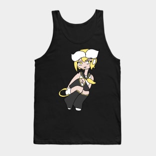 Rin Kagamine Vocaloid Chibi Sticker, Pin, + Others Tank Top